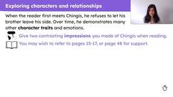 Developing responses to 'The Unforgotten Coat' through rich discussions Instructional Video