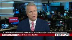 4 Italian soldiers injured in rocket strike on United Nations base in southern Lebanon News Clip