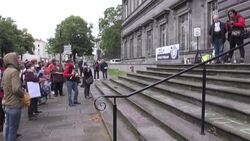 CLEAN : Dozens rally in support of Wissam, dead after 2012 French police arrest News Clip