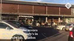 Coronavirus: Britons queue outside supermarkets before 7am opening Instructional Video