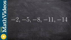 How to determine a simple rule for a sequence Instructional Video