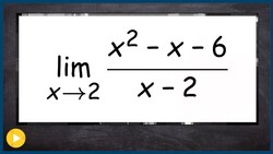 Evaluate the limit of a rational expression by applying direct substitution Instructional Video