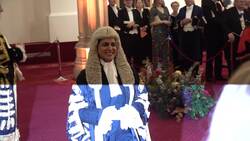 Sir Keir Starmer and the Lord Chancellor enter the Guildhall in London News Clip