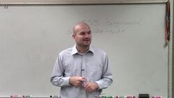 What is the SSS Congruence Theorem for Triangles - Congruent Triangles Instructional Video