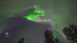 Spectacular aurora appears over Finland News Clip
