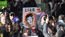 Unions rally against federal government shutdown News Clip