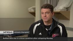 On-field collapse of NFL player leaves fans, athletes shaken News Clip