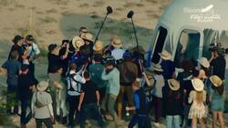 Mission Accomplished: Bezos and Crew Emerge From Blue Origin Capsule News Clip