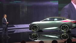 Nissan unveils an electric sports sedan  concept. News Clip