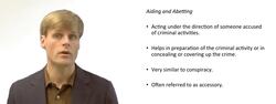 Aiding and Abetting or Accessory to a Crime Instructional Video