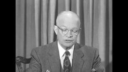 President Dwight Eisenhower asks Congress for authorization to defend Formosa against aggression by Communist China News Clip