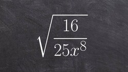Learning to find the quotient of radical expressions Instructional Video