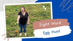 Sight Words for Kids: During an Egg Hunt (sight word fluency) Instructional Video