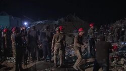 Rescuers search after deadly rocket attack News Clip