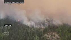 Wildfires forcing people out of homes in northwest Sask. News Clip