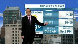 Riley Laychuk's Manitoba forecast for Friday, Feb. 14, 2025 News Clip