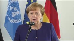 German Chancellor meets UN refugee chief Instructional Video