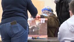 CLEAN : Catalans react after casting vote in regional elections News Clip