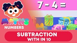 Subtraction within 10 | Subtraction | Numbers| Y1 Maths | FuseSchool Kids Instructional Video