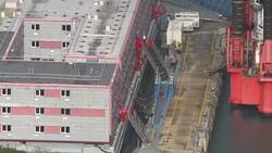 First group of asylum seekers board the Bibby Stockholm  News Clip