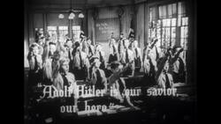 Children Raising Arms to Salute Hitler Stock Footage