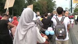 CLEAN : Hundreds march in Sarajevo against gay pride News Clip