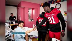 Jersey Proud: Rutgers football players meet kids at St. Peter’s University Hospital Instructional Video