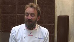 French chocolatier creates replica Berlin wall Instructional Video