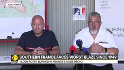 Southern France Faces Worst Blaze Since 1949 | 16000 Acres Burned in France News Clip