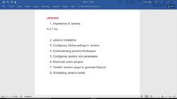Selenium WebDriver with Java - Basics to Advanced and Frameworks - Importance of Jenkins in Test Frameworks Instructional Video