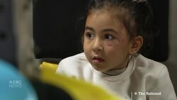 On board a flying ER getting injured Palestinians to safety News Clip