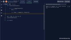 Data Structures and Algorithms The Complete Masterclass - Implementing Selection Sort Instructional Video