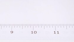 pan along the measuring scale Stock Footage