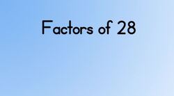 Review for You: Factors and Multiples Instructional Video