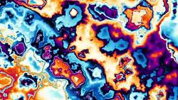 Moving random psychedelic wavy texture. Stock Footage