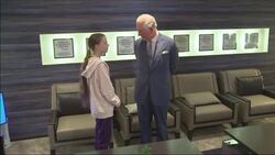 Prince Charles meets Greta Thunberg at Davos News Clip
