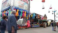 Views of the Pennsylvania State fair Stock Footage