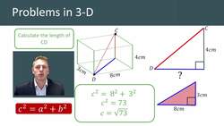 Solving 3D Problems using Pythagoras and Trigonometry Instructional Video