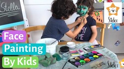 Kids Doing Face Painting Instructional Video