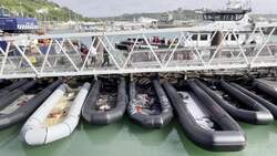 Migrants arrive in Dover, Kent News Clip
