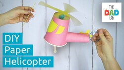 DIY Craft: Helicopter Instructional Video