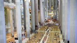 CLEAN : Bacelona's Sagrada Familia reopens for visitors after lockdown News Clip