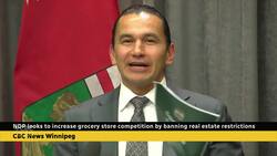 NDP looks to increase grocery store competition by banning real estate restrictions News Clip