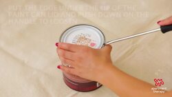 How To Open a Paint Can, 4 Ways Instructional Video