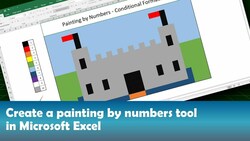 Creating a Painting by Numbers Tool in Microsoft Excel Instructional Video