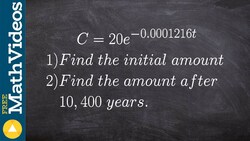 How to evaluate an exponential function modeling a real life situation Instructional Video