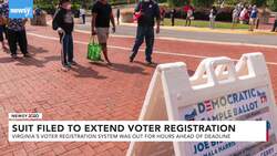 Civil Rights Groups Sue For Virginia Voter Registration Extension News Clip