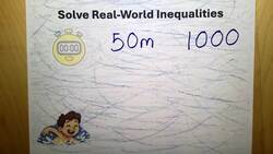 Solve Real World Inequalities Instructional Video