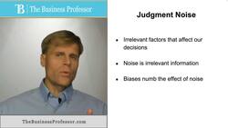 Judgment Noise Instructional Video