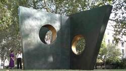 Dame Barbara Hepworth's Three Obliques installed in London News Clip
